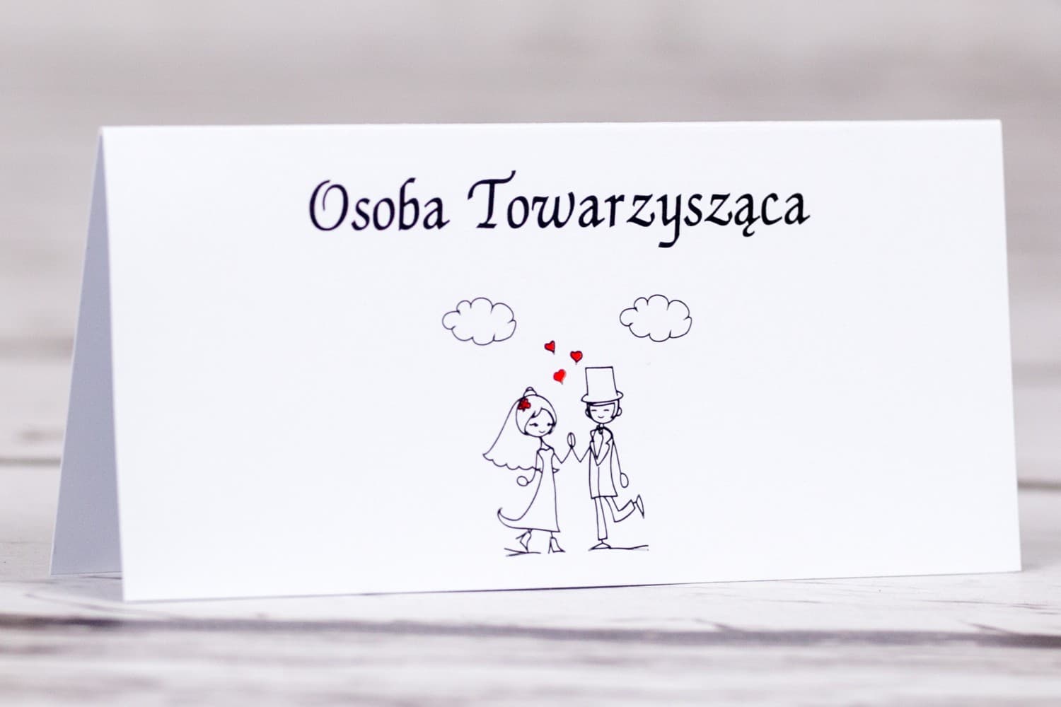 Marcasitios de Boda Bueno n.º 2 – Divertidas Tarjetas de Mesa con Gráfico de Novios