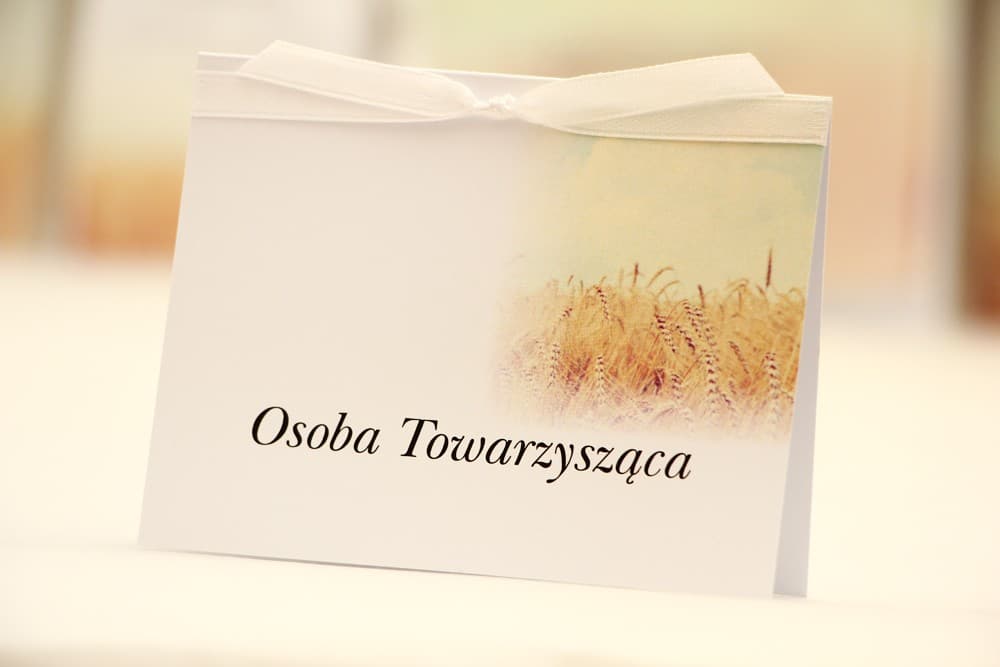 Marcasitios de Boda Elegant n.º 25 – Tarjetas de Mesa Rústicas con Motivo de Trigo