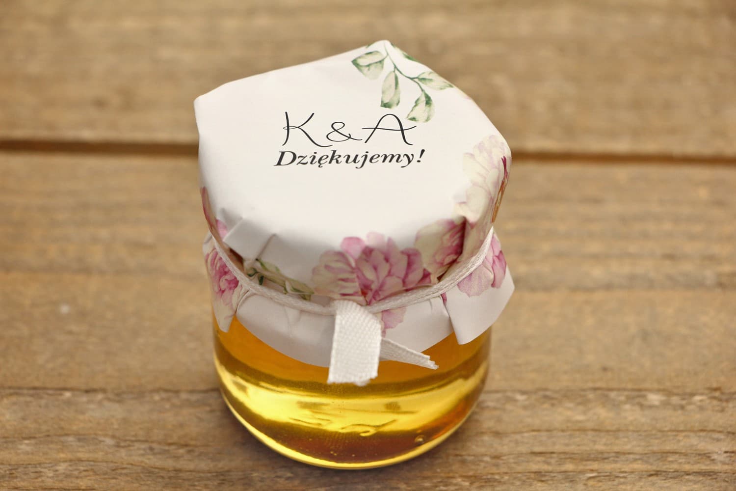 Miel de Boda Kalia n.º 6 – Miel Multifloral Polaca con Motivo de Rosas