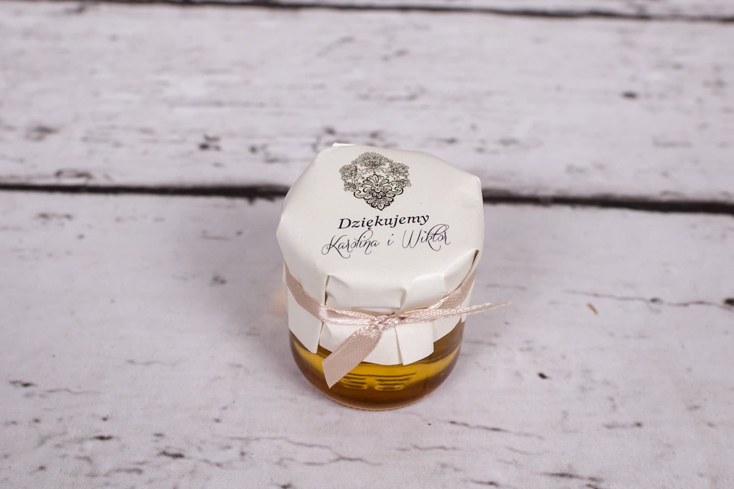 Moreno No. 3 Polish Honey Jar – Elegant Ornament Wedding Favour