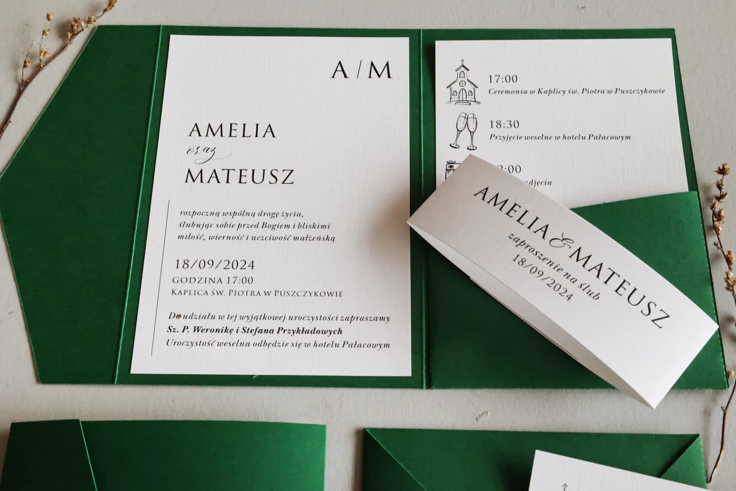 Muestra de Invitación Kraft nº 10 – Rústica en Papel Eco