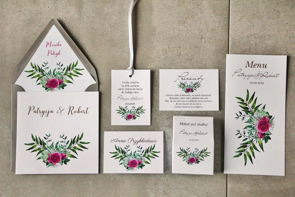 Set de Muestras de Papelería: Invitación, Marcasitios, Menú | Muestras de Invitaciones de Boda con Bono | Cykade nº 4