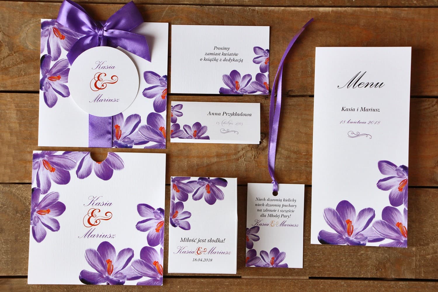Muestras de Invitaciones, Set de Papelería Floral | Comprueba la Calidad antes de Comprar | Flores Pintadas nº 10