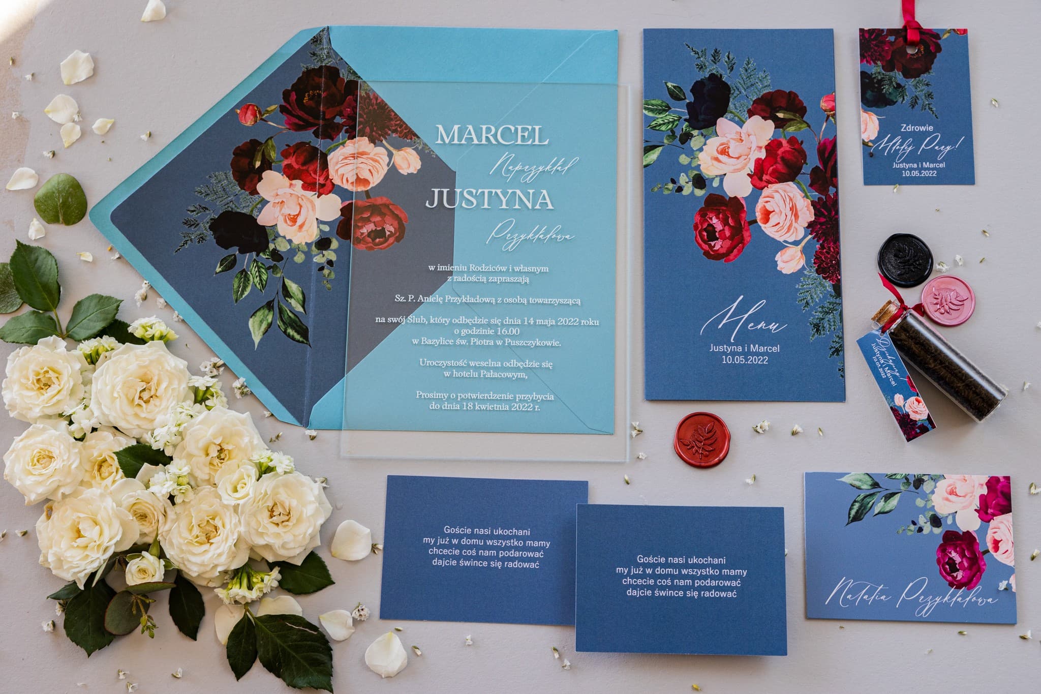 Muestras de Invitaciones de Boda Soft n.º 6 – Cristal Auténtico