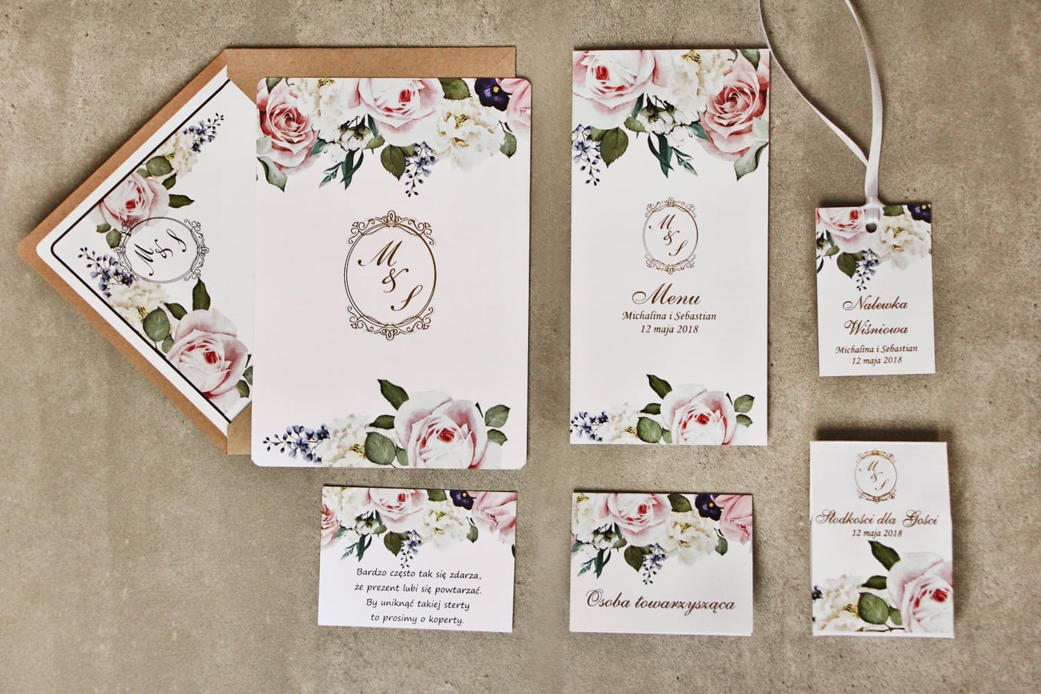 Pack de Muestras de Papelería Calidad Premium, Ver en Vivo + Cupón | Muestras de Invitaciones de Boda y Complementos | Sorento nº 1