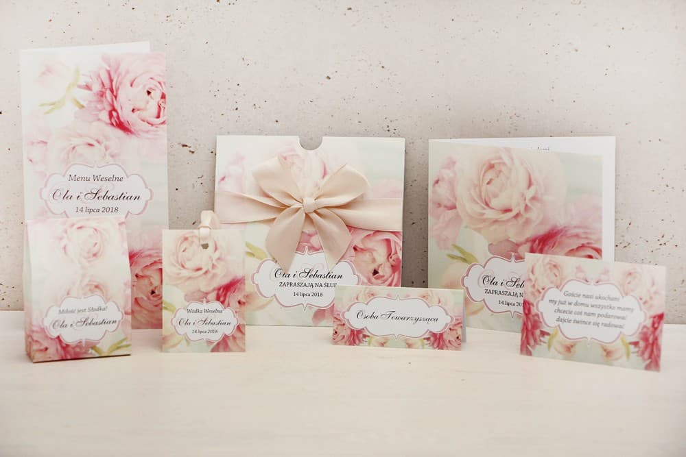 Muster-Set Hochzeitspapeterie: Papier- und Druckqualität fühlen | Muster Hochzeitseinladungen | Kollektion Felicja Nr. 2