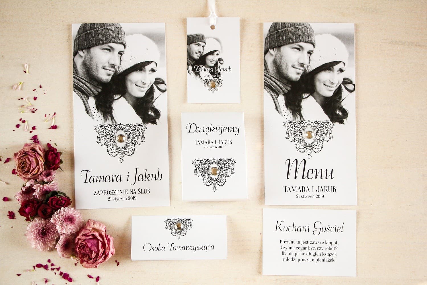 Photo Wedding Invitation Samples | Stationery Set with £10 Voucher | Photo Design 2