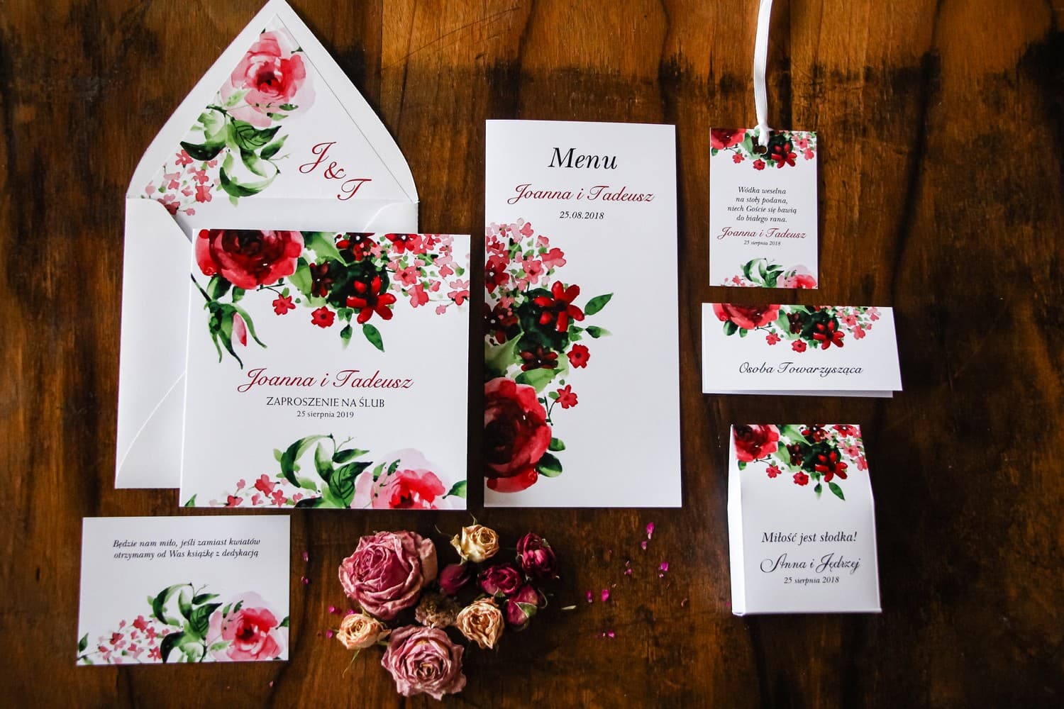 Muster-Set Hochzeitspapeterie, Qualität & Druck prüfen | Probeset Einladungen | Kalia Nr. 11