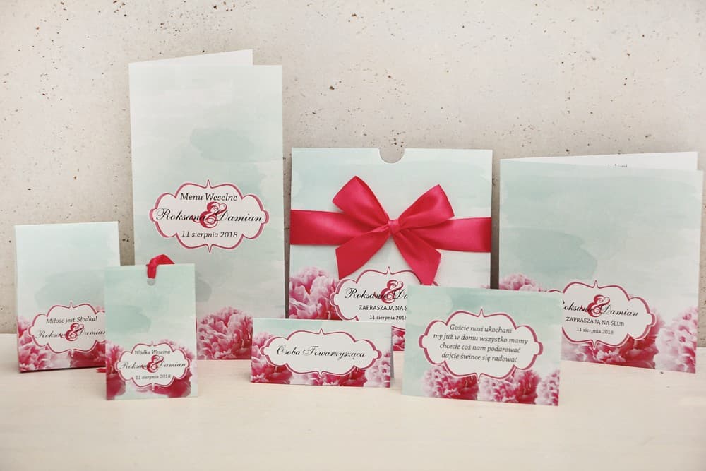 Wedding Stationery Sample Pack: Invitation, Place Card, Menu | Wedding Invitation Samples with £10 Voucher | Felicja Design 15