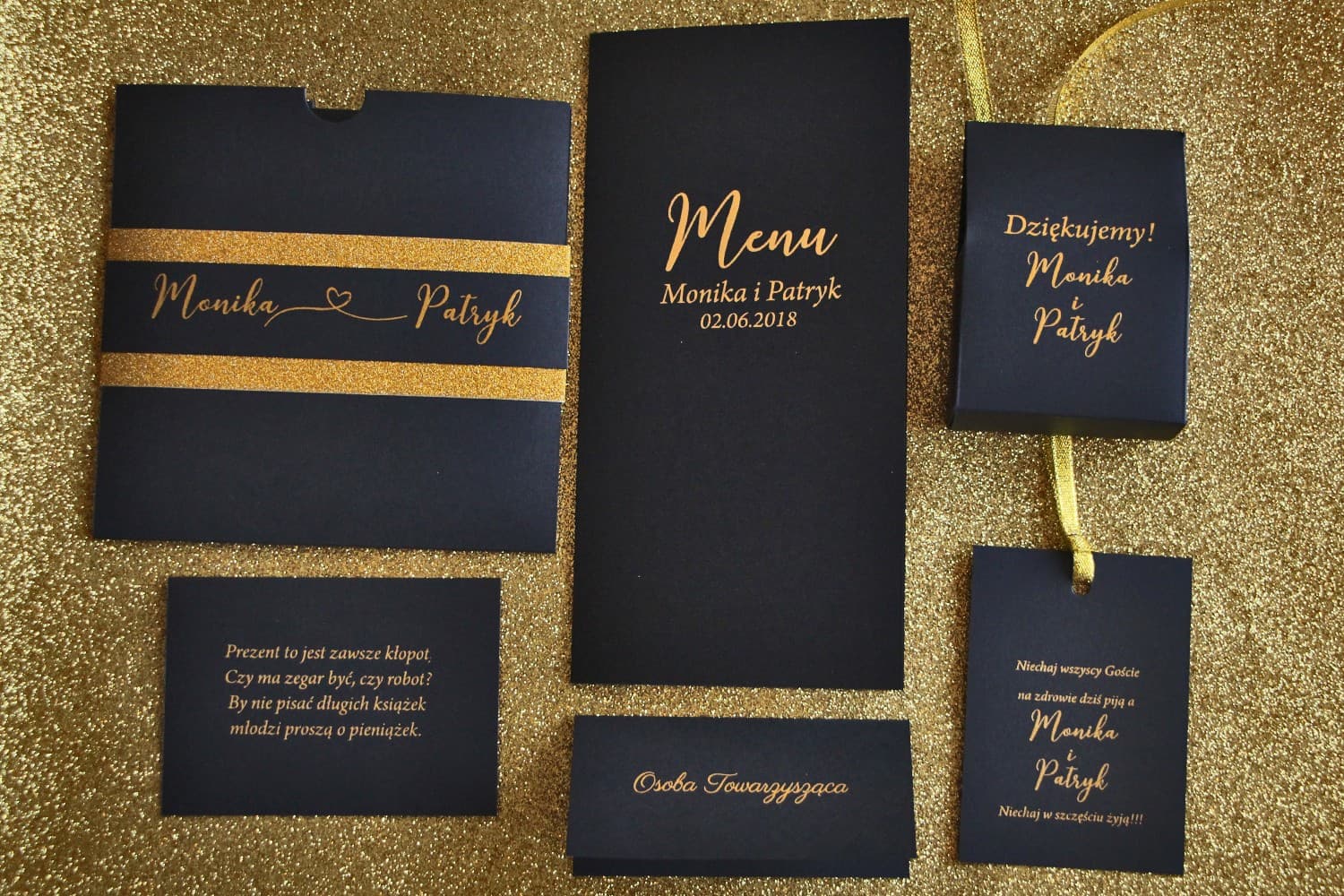 Glamour Wedding Invitation Samples, Stationery Set | Check Quality Before Buying | Glamour No. 1