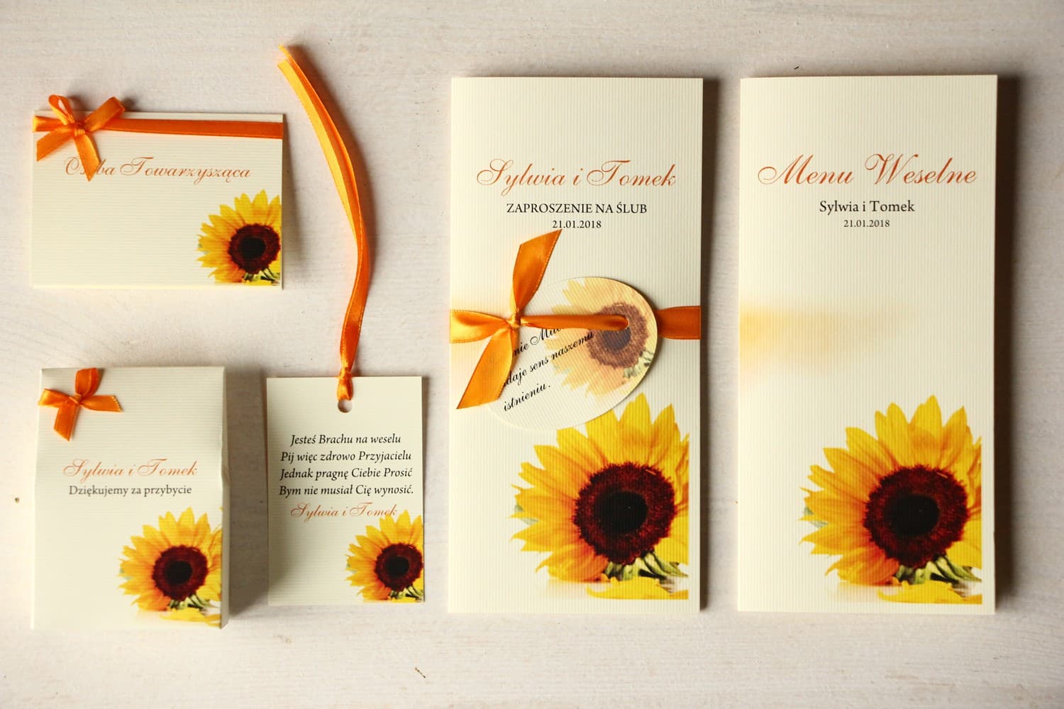 Magnetic Floral Wedding Invitation Samples | Stationery Sample Set | Magnet No. 7