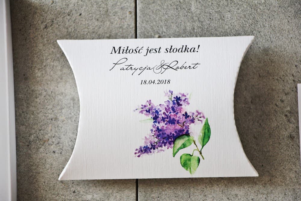 Scatoline a Cuscino Pistacjowe con Fiori | Dolci Ringraziamenti per gli Ospiti del Matrimonio | Pistacjowe nr 2