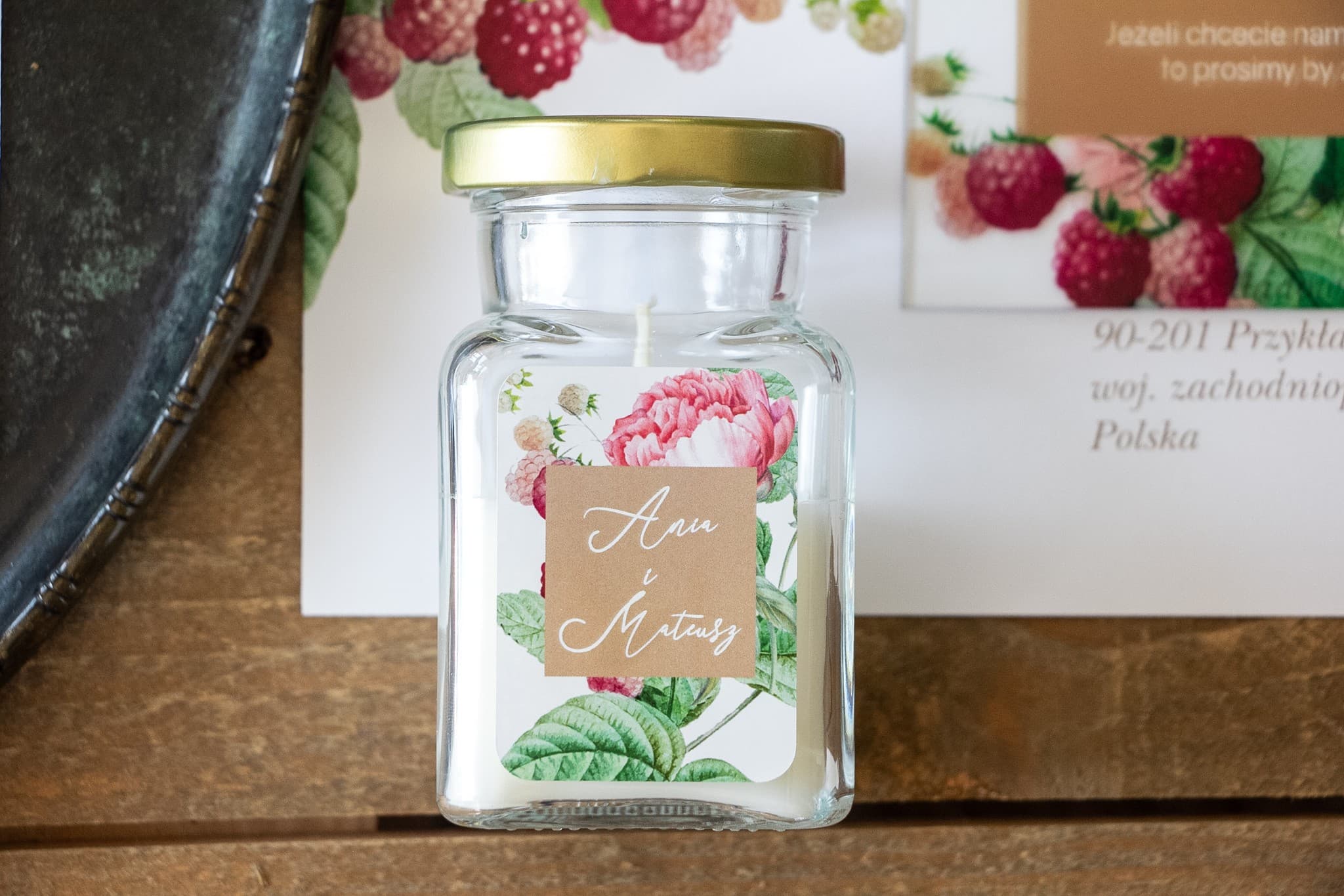 Korani No. 7 Scented Candle – Peonies and Wedding Favours