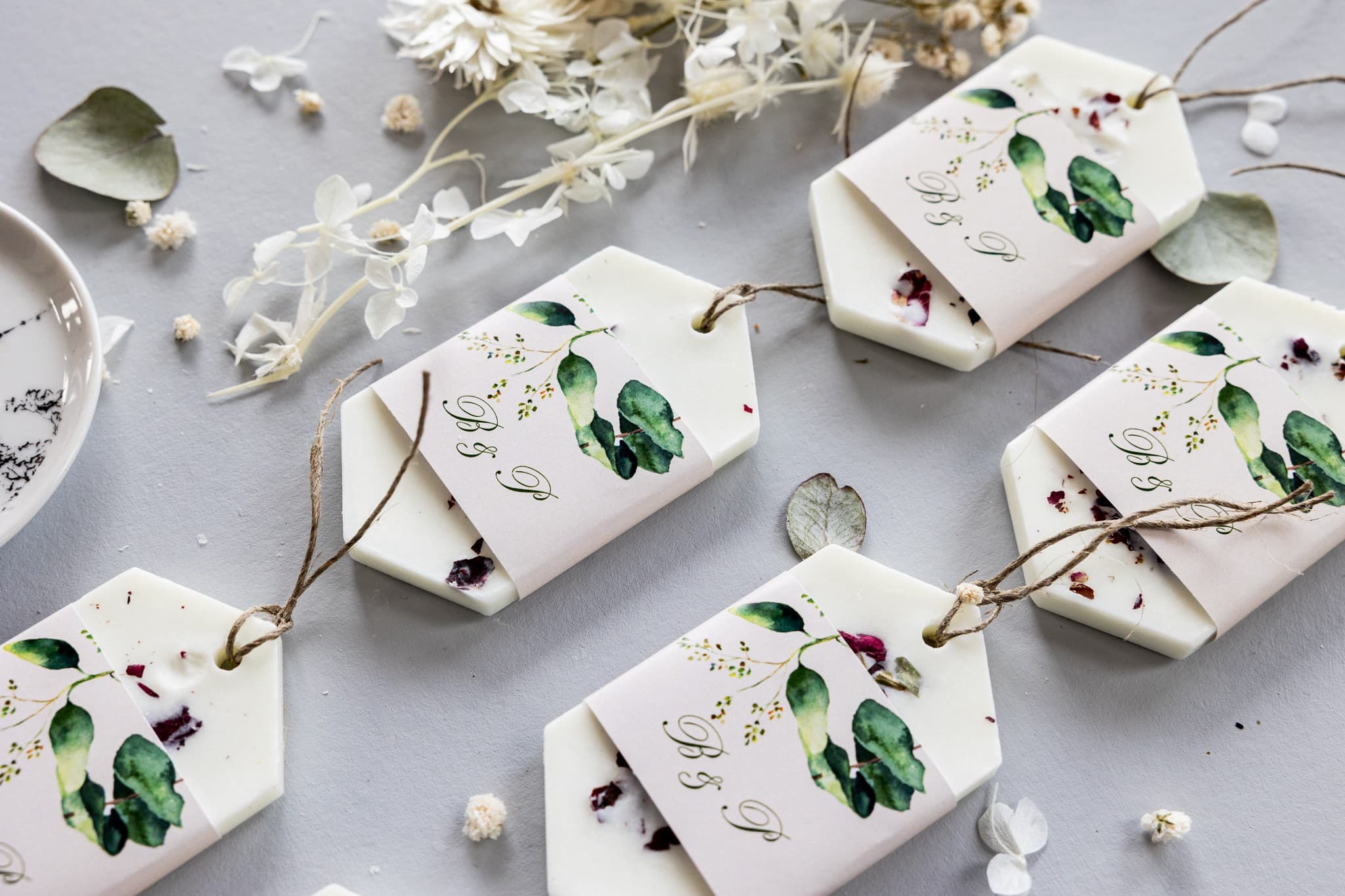 Handmade Eucalyptus Soy Wax Tablet | Wedding Favours and Gifts | Korani No. 3 - 3