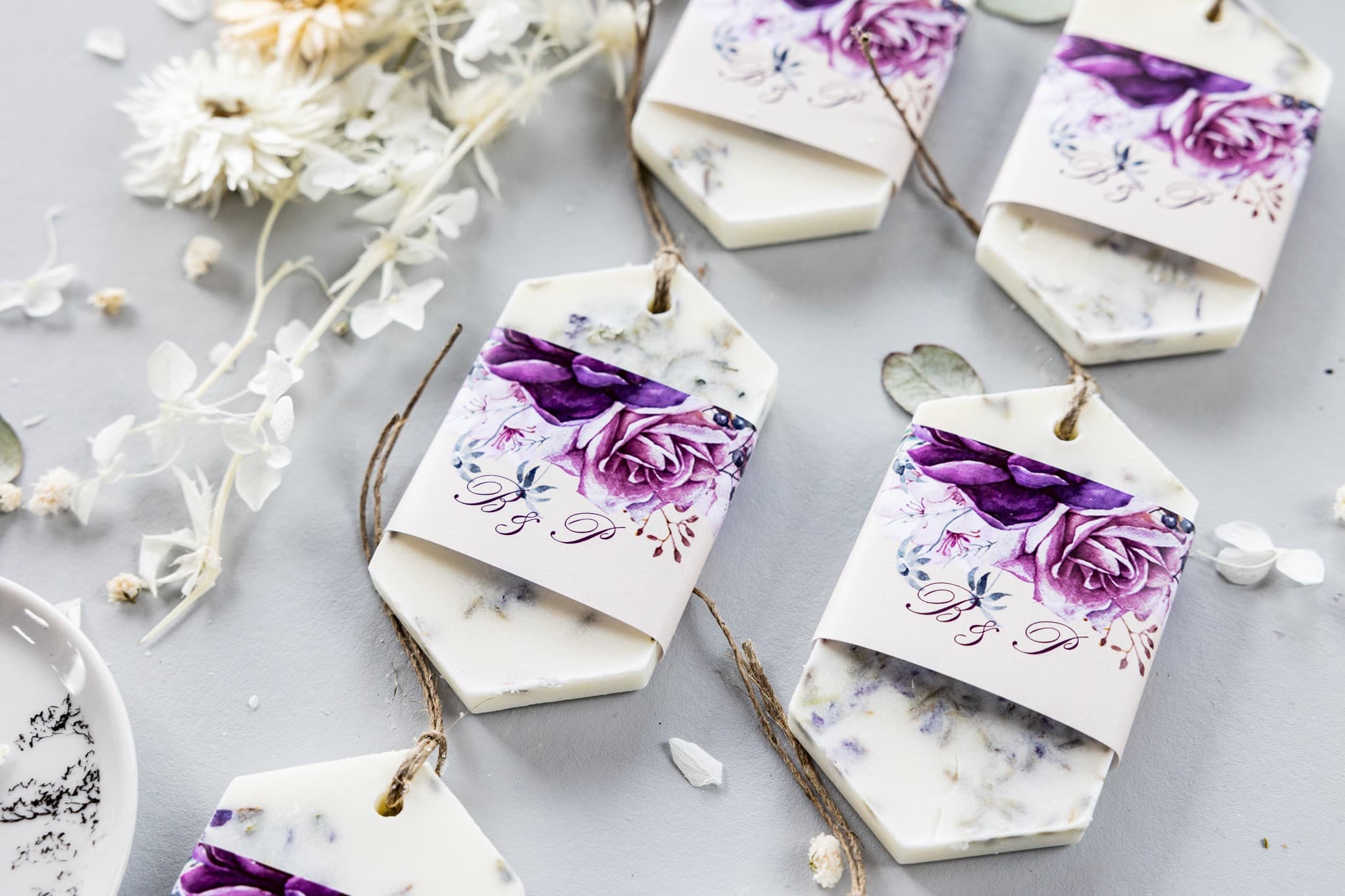 Scented Lavender Soy Wax Tablets | Wedding Favours | Korani No. 5 - 2
