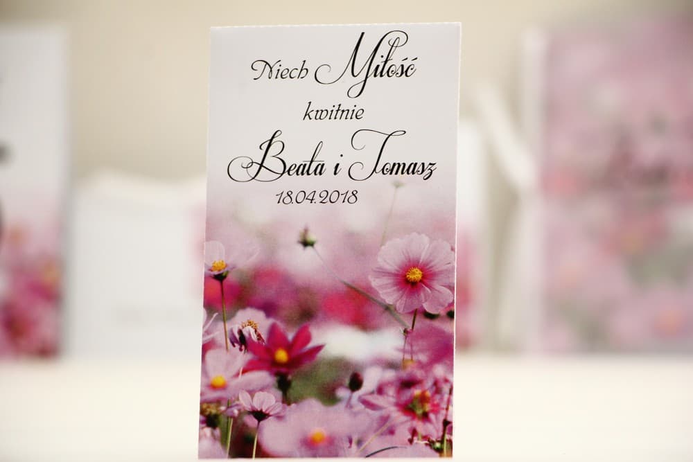 Eco-Friendly Wedding Favours Forget-Me-Not Seeds with Wildflower Graphics | Personalized Wedding Gifts | Elegant No. 5