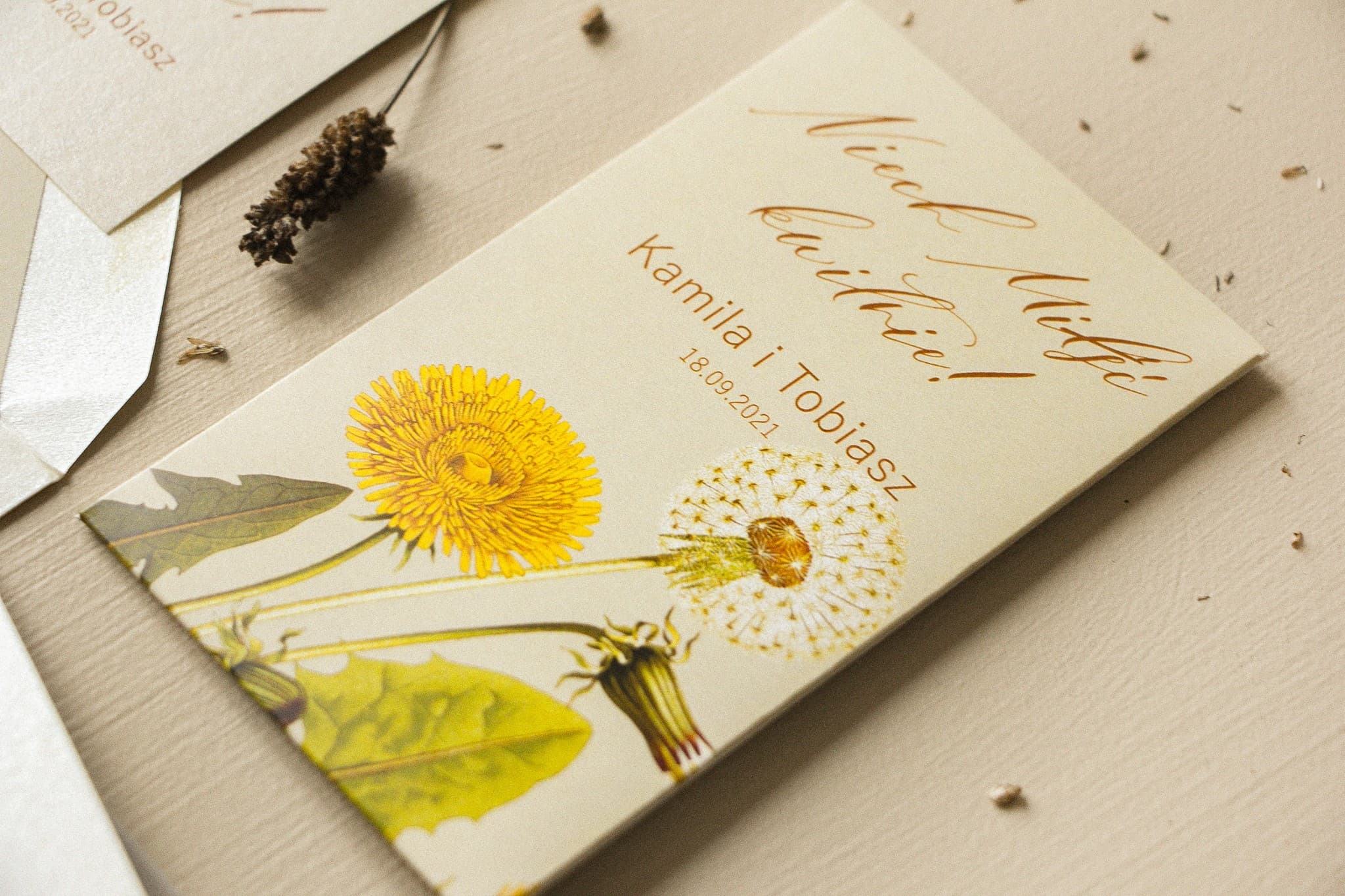 Eco-Friendly Forget-Me-Not Seed Wedding Favours | Dandelion Design Gifts | Opal No. 6
