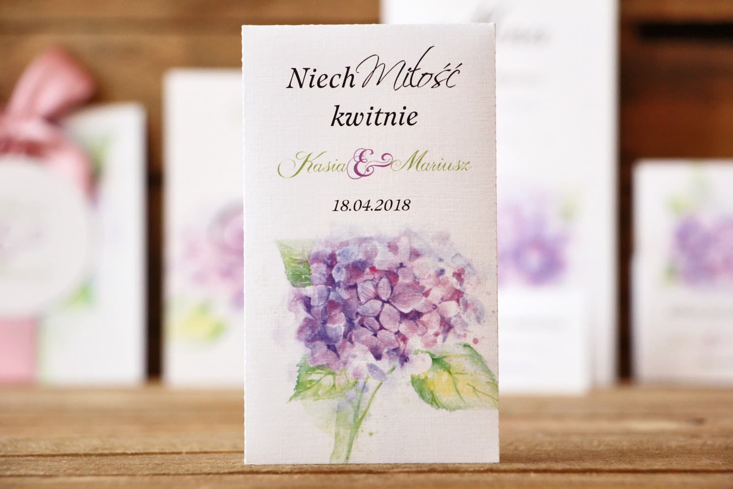 Forget-Me-Not Seed Packets Eco Wedding Favours | Wedding Guest Gift | Painted Flowers No. 3