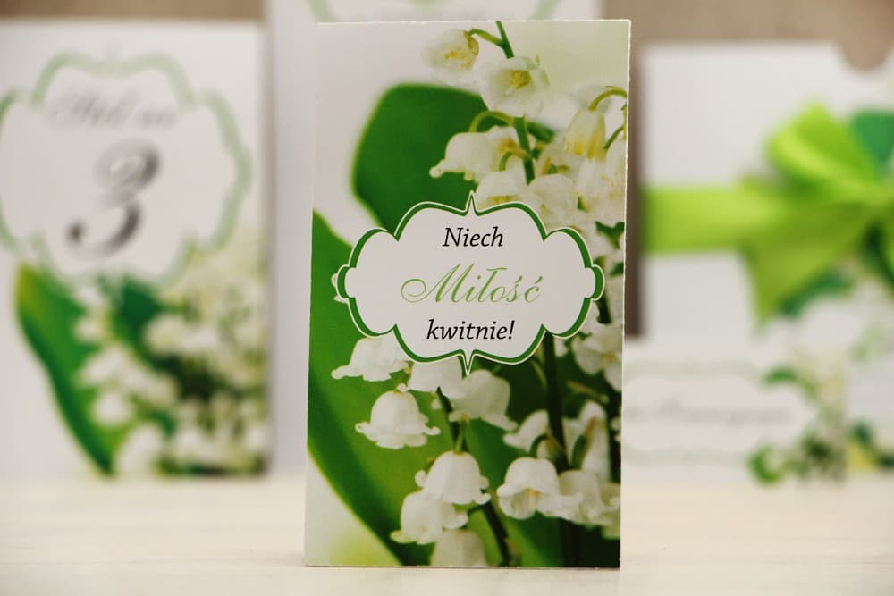 Forget-Me-Not Seed Wedding Favours with Lily of the Valley | Elegant Wedding Keepsakes | Felicja No. 3