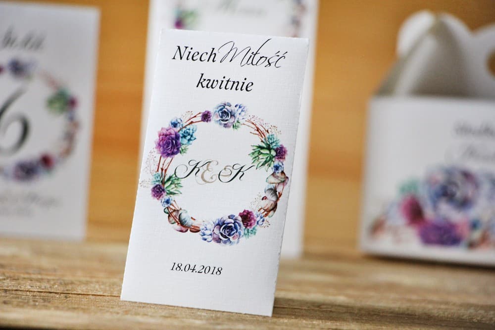 Semillas de No Me Olvides en Sobre, Eco y Personalizadas | Detalles Originales para Invitados de Boda | Acuarela nº 1