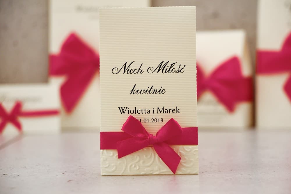 Semillas de No Me Olvides en Sobre Relieve | Detalles para Invitados de Boda Personalizados | Belisa n.º 7