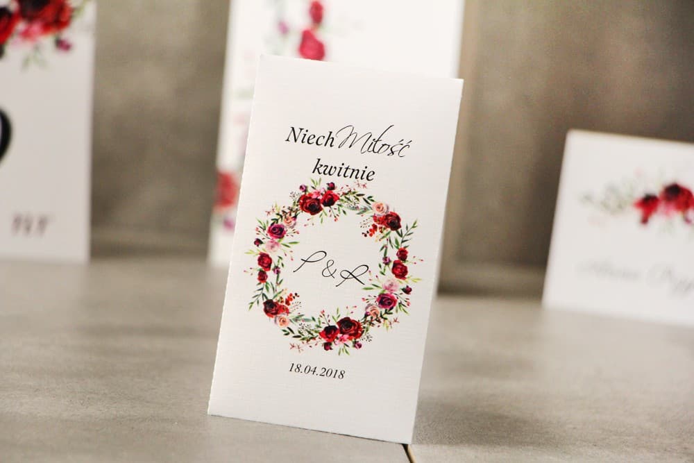 Semillas de No Me Olvides en Sobre con Corona Floral | Originales Detalles para Invitados de Boda | Pistacho nº 18