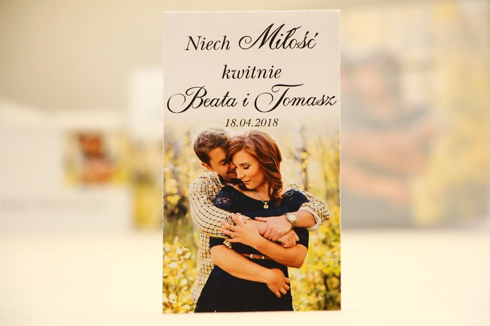 Semillas de No Me Olvides con Foto Personalizadas | Detalles para Invitados de Boda, Regalos Originales | Elegant n.º 22