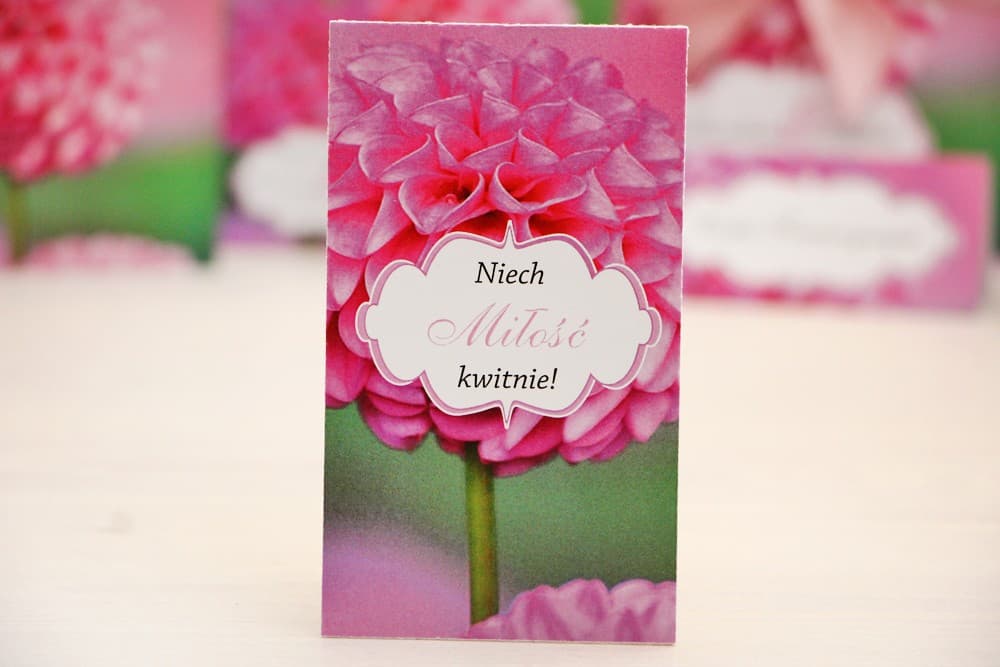 Semillas de No Me Olvides Detalles para Invitados con Dalia Rosa | Regalos de Boda Personalizados | Felicja n.º 9