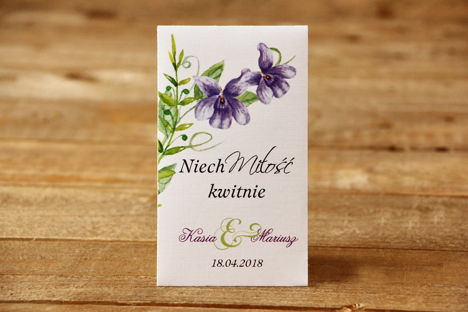 Detalles Eco para Invitados Semillas de No Me Olvides | Regalos de Boda Originales | Flores Pintadas nº 11