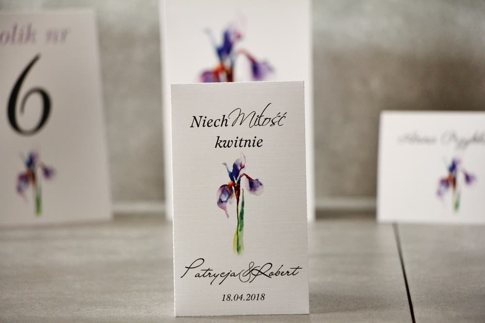 Semillas de No Me Olvides en Sobre con Iris, Eco Detalle | Originales Detalles para Invitados de Boda | Pistacho nº 10