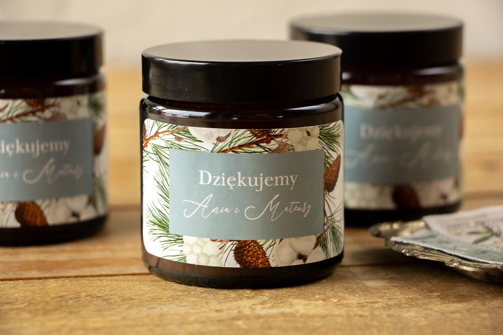 Sojakerze Korani Nr. 8 – Im braunen Glas als Gastgeschenk