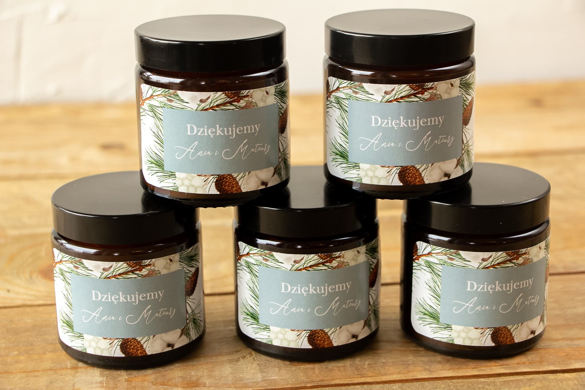 Sojakerze Korani Nr. 8 – Im braunen Glas als Gastgeschenk - 3