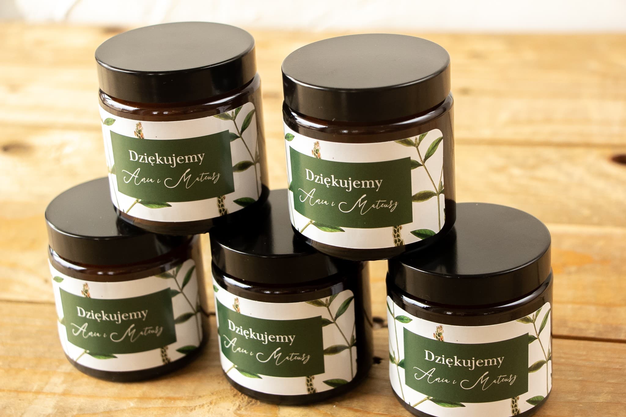 Sojakerze Korani Nr. 9 – Botanisches Grün als Gastgeschenk - 3