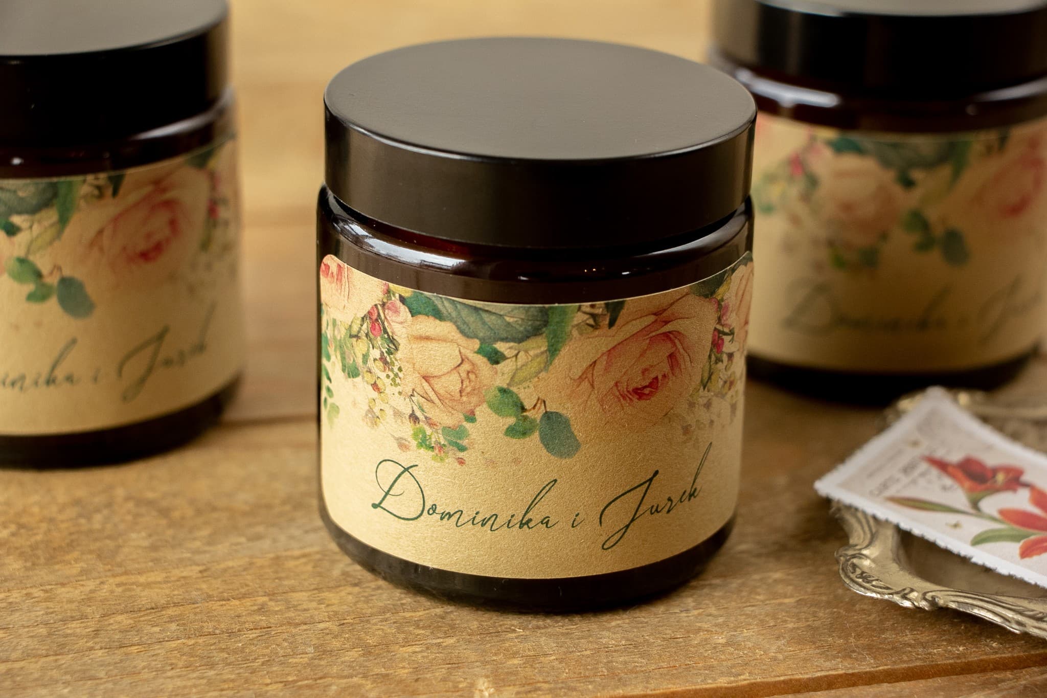 Delize No. 4 Soy Candle – Eco Roses & Wedding Favours