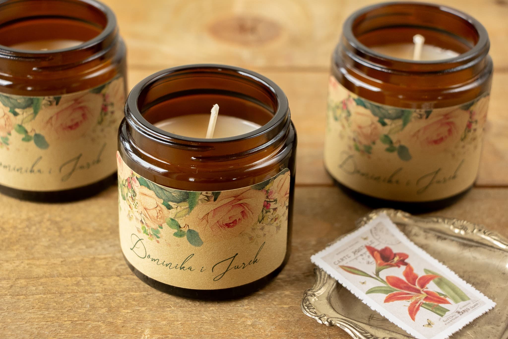 Delize No. 4 Soy Candle – Eco Roses & Wedding Favours - 3