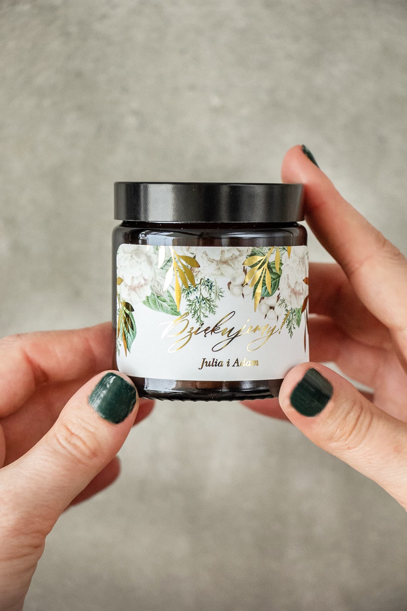 Rubin No. 6 Soy Candle – Foiled Wedding Favours