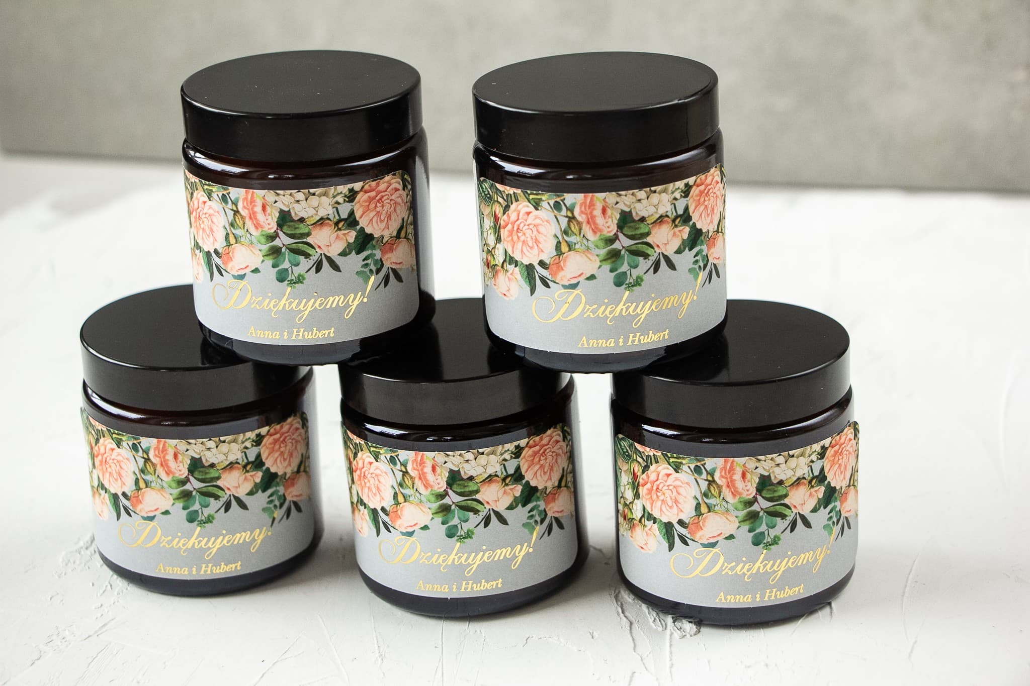 Szafirowe No. 2 Soy Candle – Floral Wedding Favour - 3