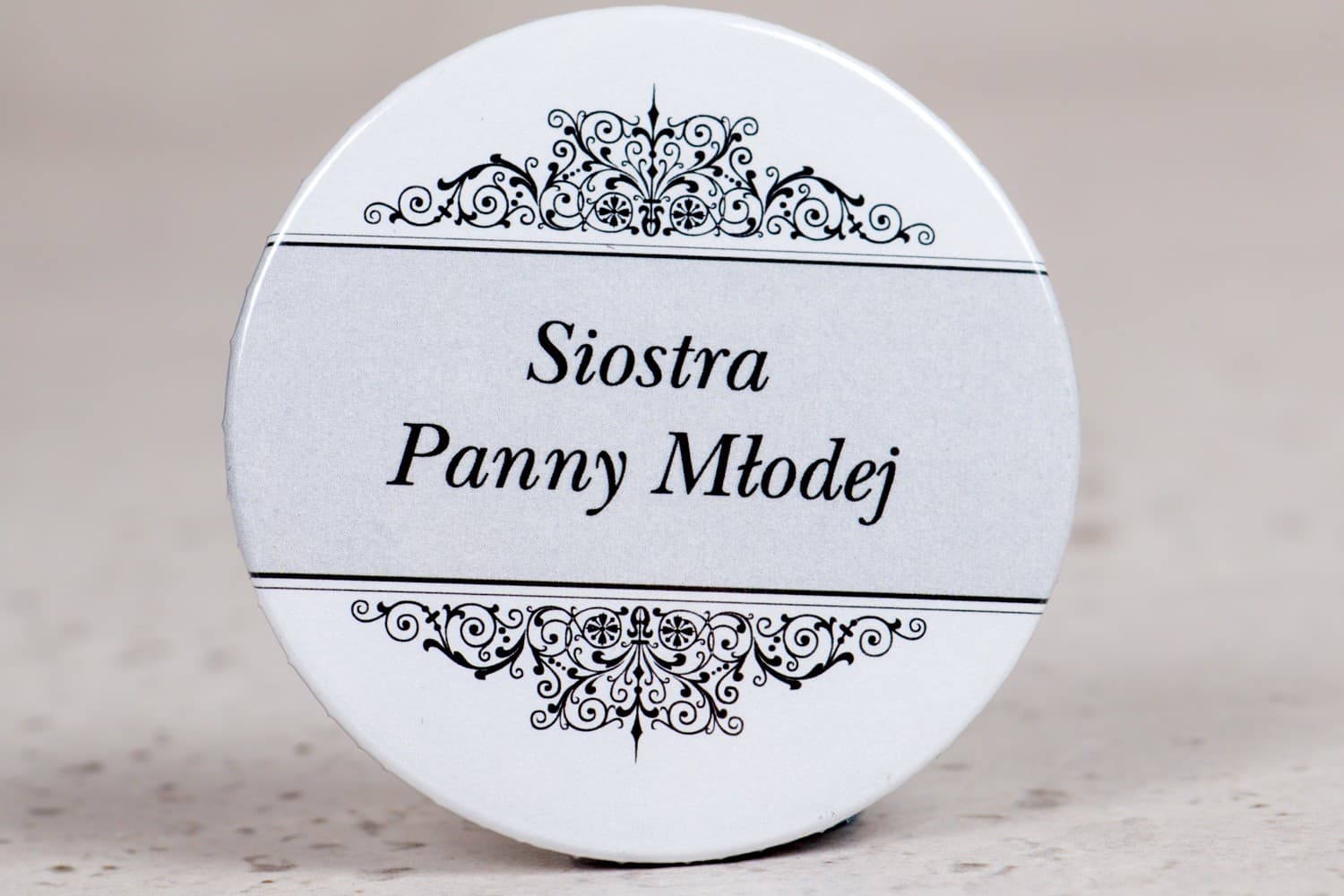 Spille Nuziali - Design classico con decorazione elegante - Arte n. 3 da Amelia-Wedding.pl