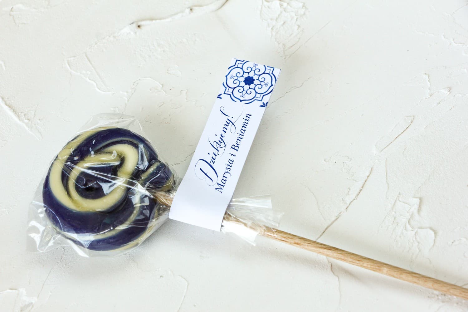 Sweet Lollipops with Personalized Tag, Spanish Motif | Wedding Favours | Indygo No. 1