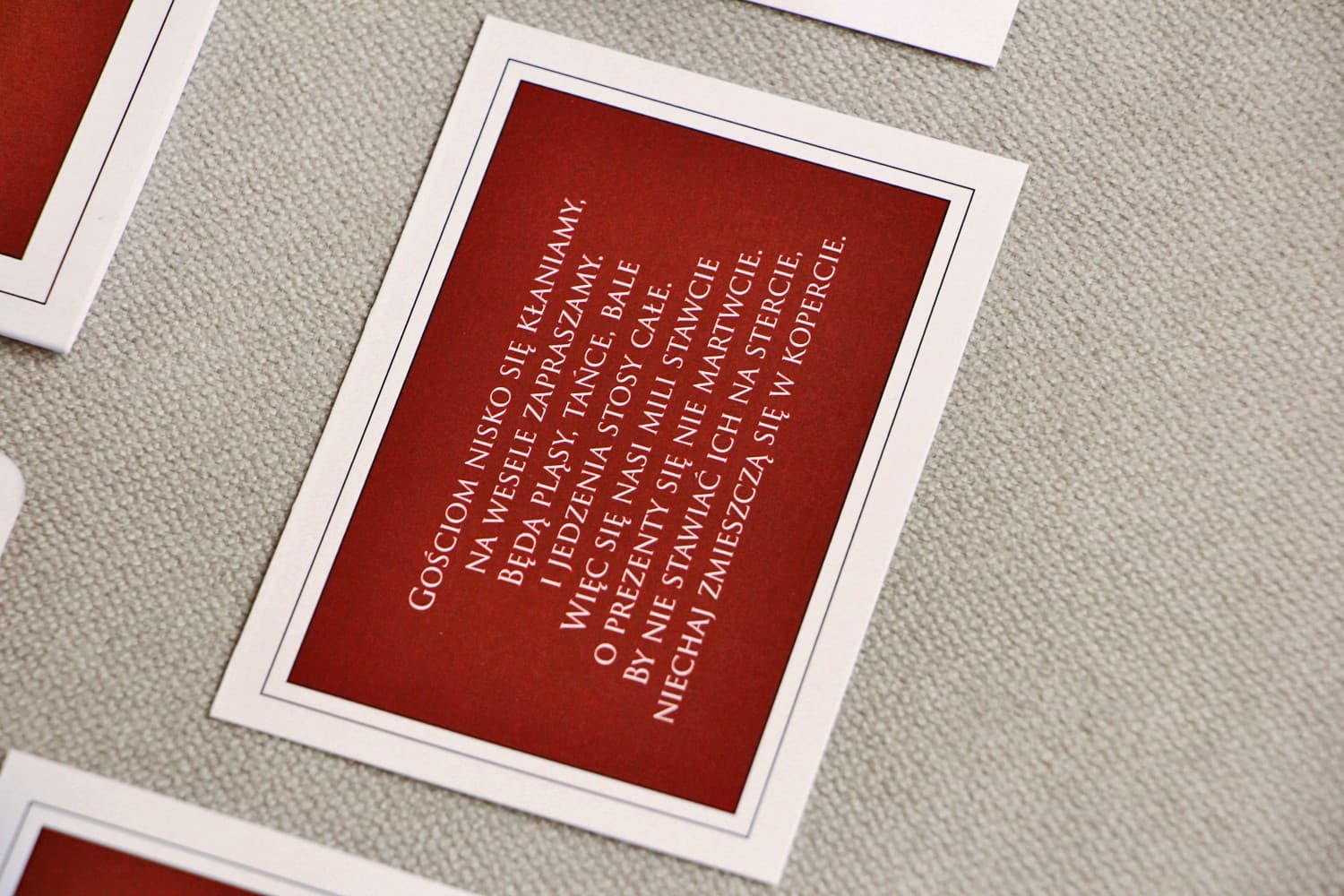 Elegantes Tarjetas para Invitaciones Burdeos | Encartes de Información, RSVP | Sonata n.º 3