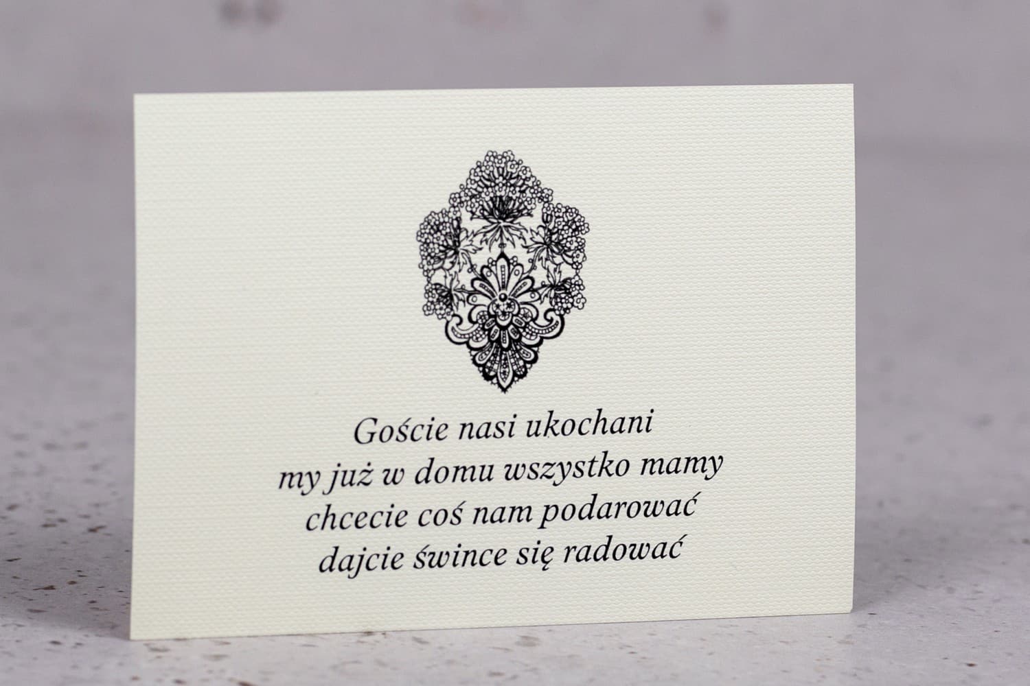 Elegante Tarjeta para Invitaciones de Boda | Inserto RSVP, Regalos, Alojamiento | Moreno n.º 6