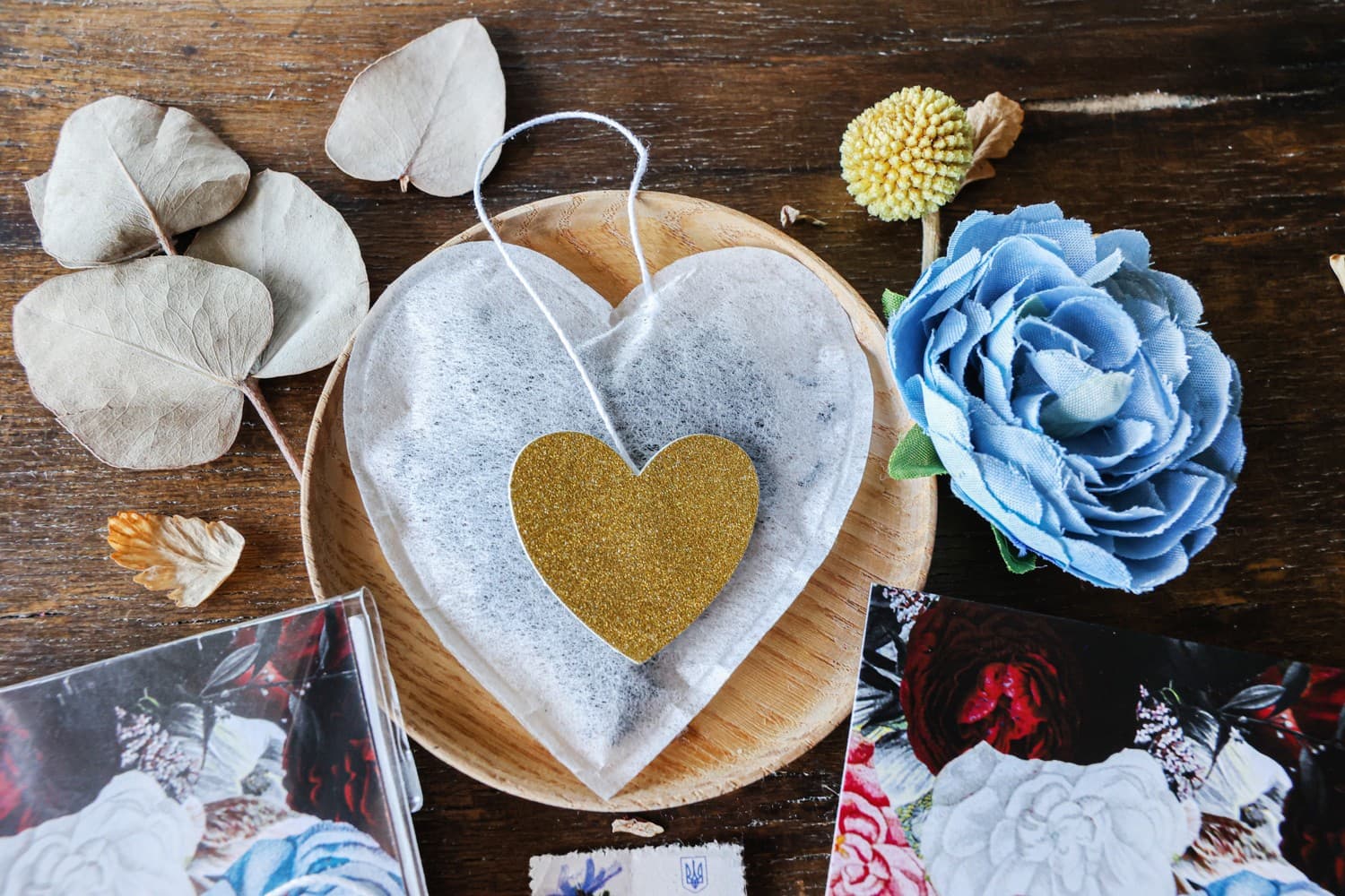 Regalo personalizado para invitados té corazón | Amelia Wedding