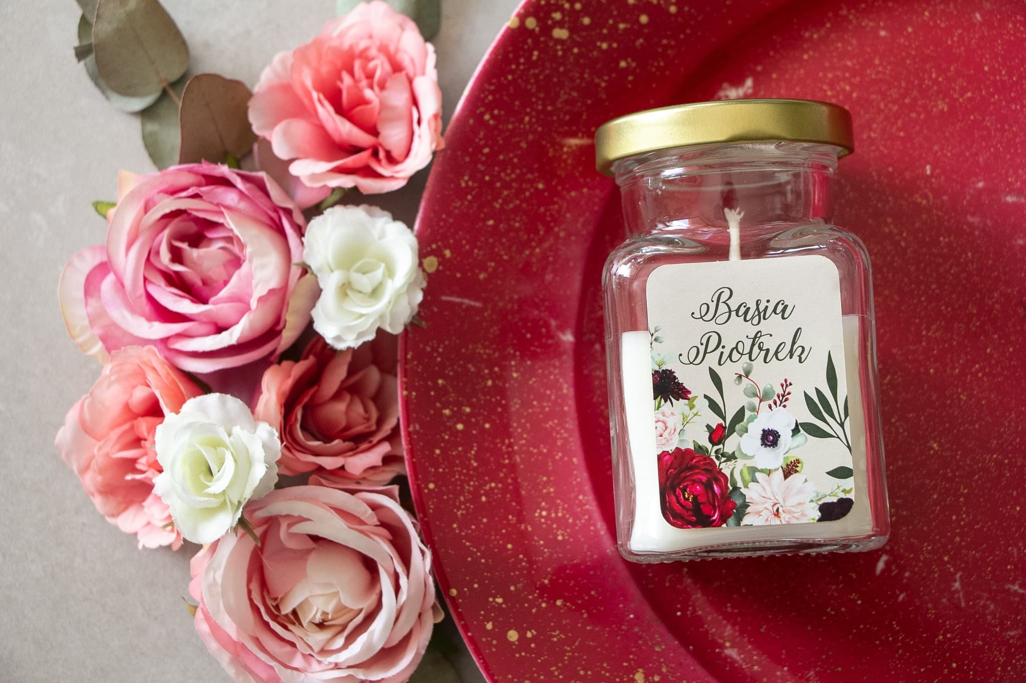 Vela Aromática Korani nº 4 – Anémonas y Agradecimiento para Invitados