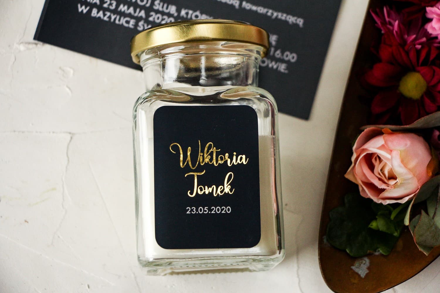 Vela de Soja Emerald nº 1 – Detalles para Invitados Estilo Glamour