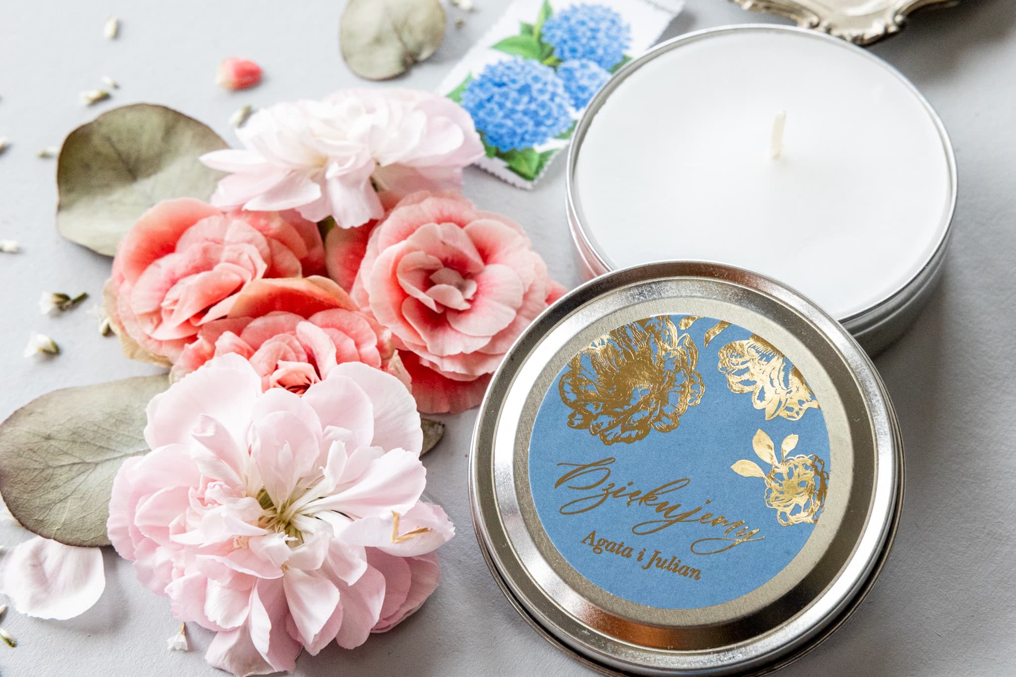 Vela Aromática en Lata Onyks nº 2 – Glamour y Agradecimiento para Invitados