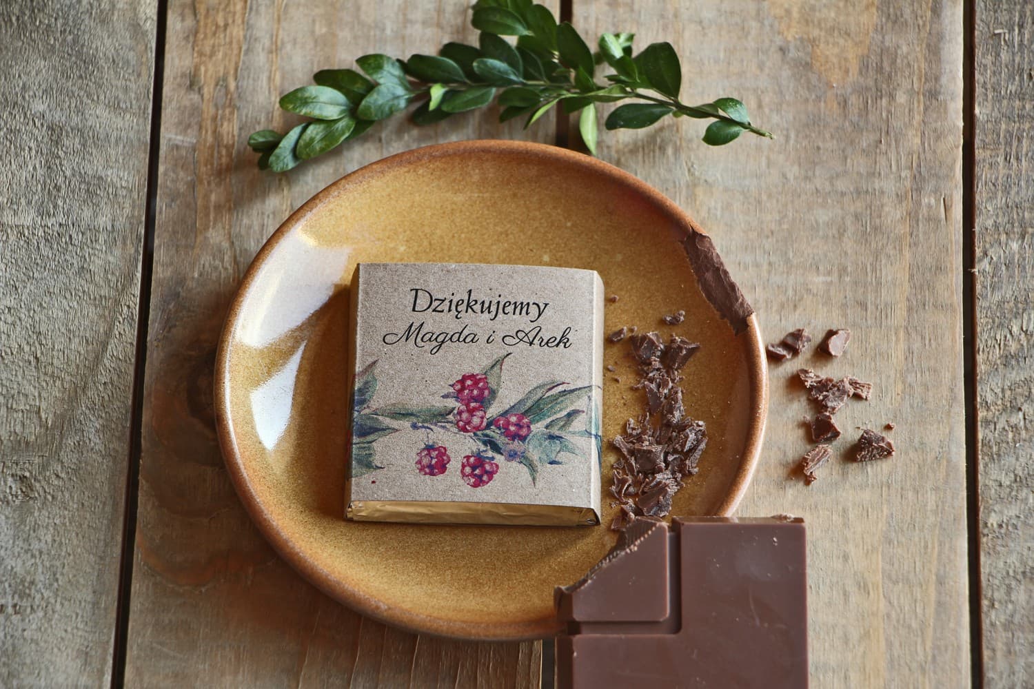 Forest Theme Wedding Favor Chocolates | Sweet Thank You Gifts | Forest Fruits No. 1