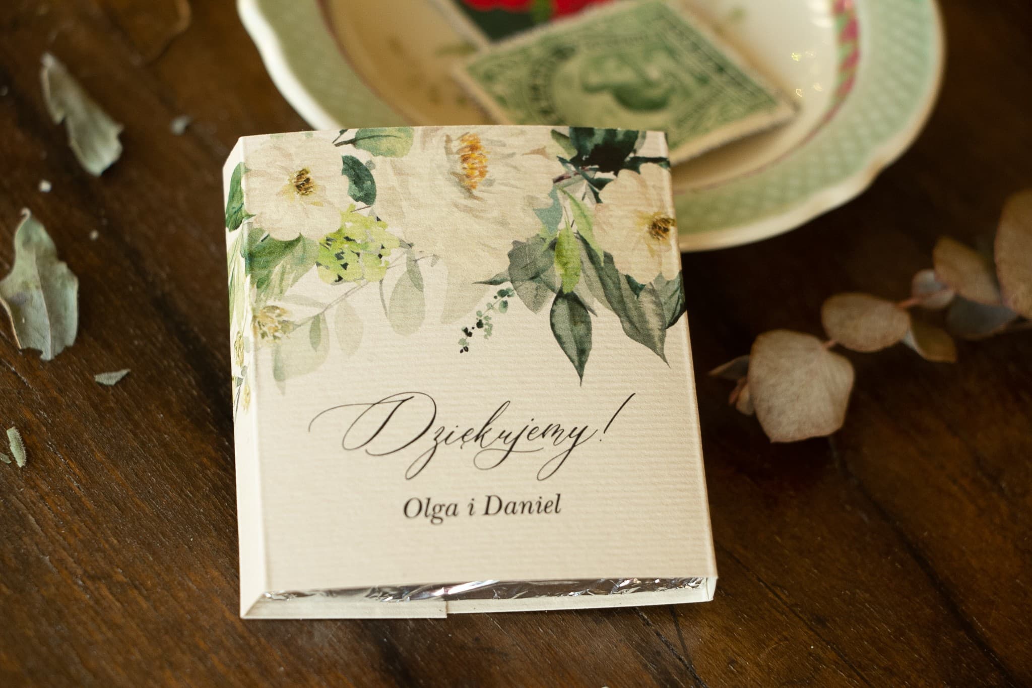 Elegant Wedding Chocolates with Floral Wrap | Wedding Favours | Topaz No. 2