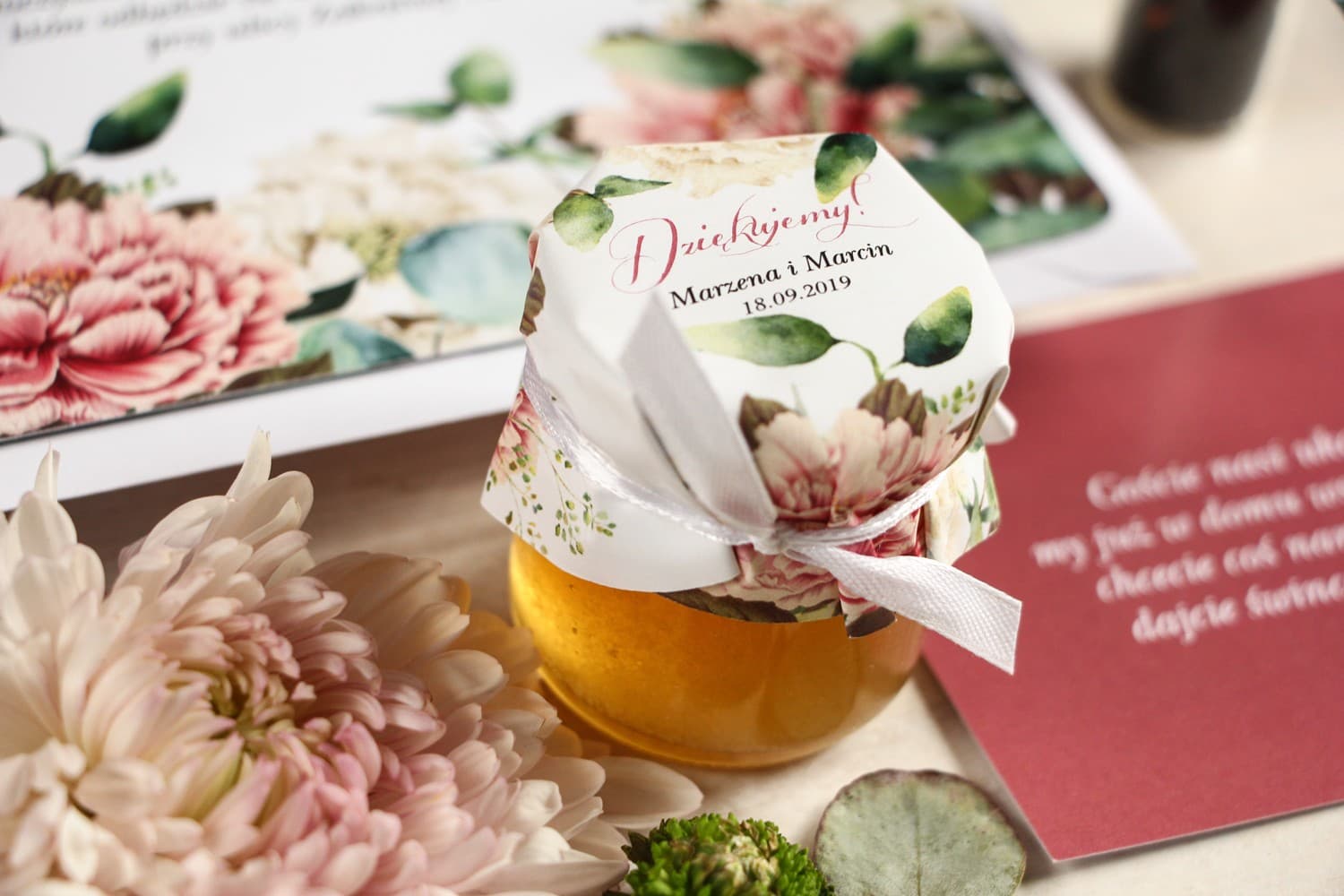 Aurum No. 2 Gilded Wedding Honey – Sweet Favor with Peony