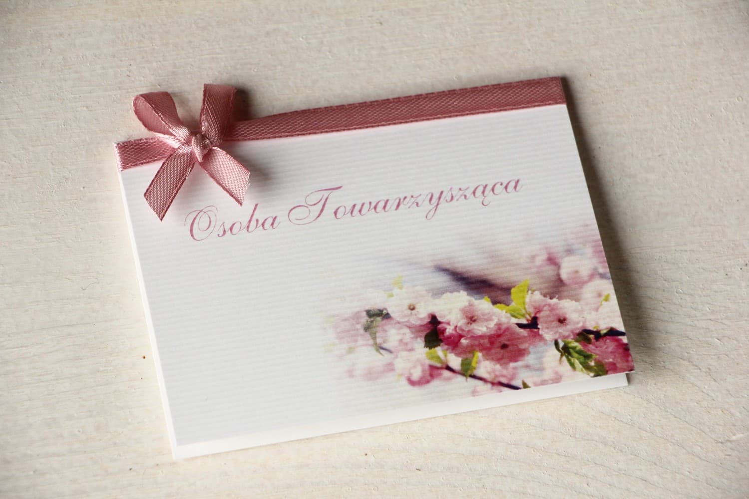 Magnet No. 6 Wedding Place Cards – Cherry Blossom Design