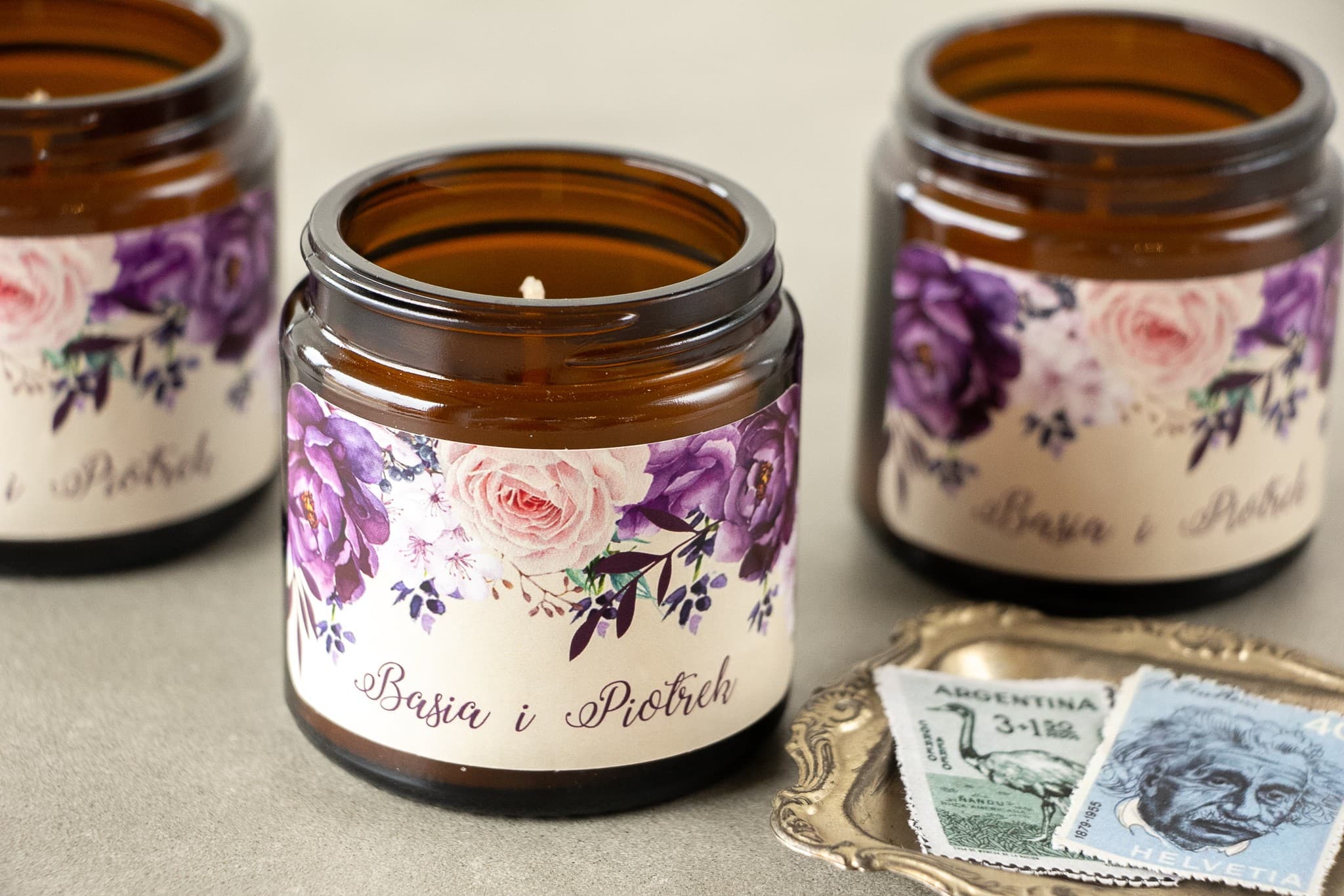 Korani No. 5 Soy Candle – Lavender Wedding Favour - 2